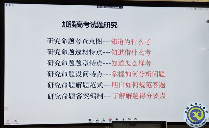 合肥七中高三化學(xué)組參加市2023屆高三化學(xué)復(fù)習(xí)備考研討會(圖3)