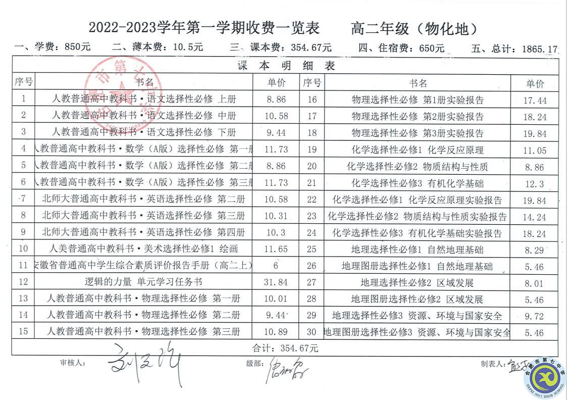 2022—2023學(xué)年第一學(xué)期學(xué)費收繳通知(圖3)